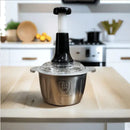 4 Blades Premium Quality Meat and Vegetable Push Chopper