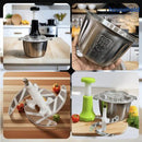 4 Blades Premium Quality Meat and Vegetable Push Chopper